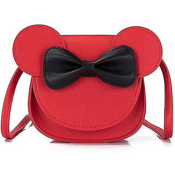 Crossbody kukkaro Olkalaukku Käsilaukku Little Girls Söpö kukkaro sarjakuvahiirikorvilla