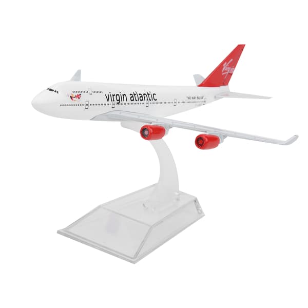 16 cm Legeret Flymodel 747 Høj Simulation Legetøj til Samling
