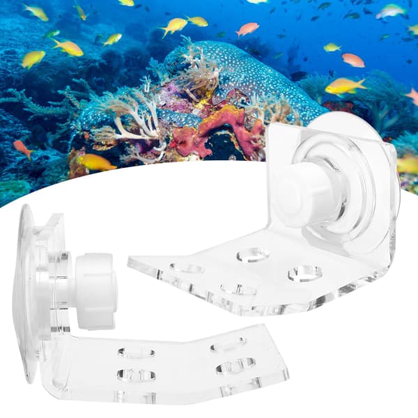 Frontmontert bøyd korall SPS-brakettbase for fiskekar - 2st
