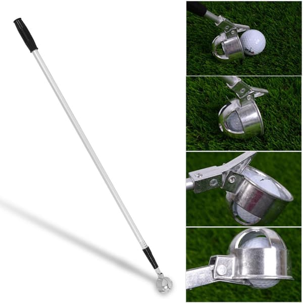 Holdbar Golfbold Samler Op Klo Griber Retriever Tilbehør 4 Sektioner