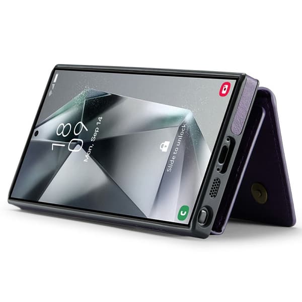 【BQ】DG.Ming Wallet Cover til Samsung Galaxy S26 Ultra RFID-blokering - Lilla