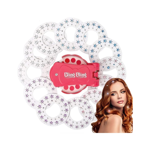 Glam Styling Tool med 180 ädelstenar för barn, flickor, damer, damsminkning