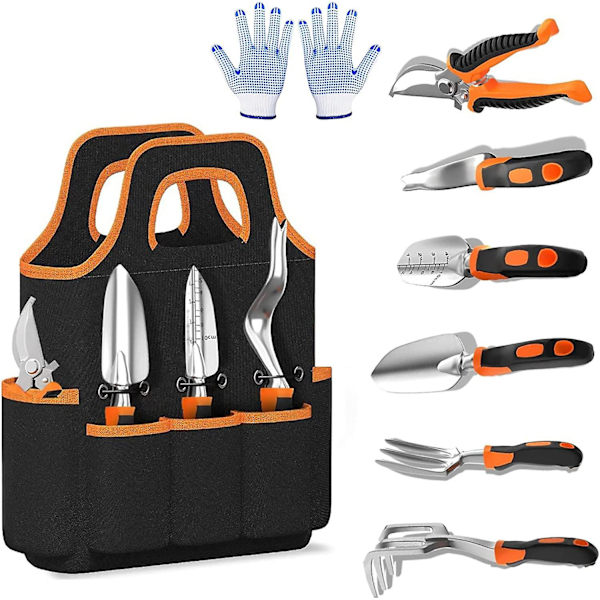 Puutarhatyökalusarjat Puutarhatyökalusarjat - Oranssit 8-osainen setti Orange 8-piece set