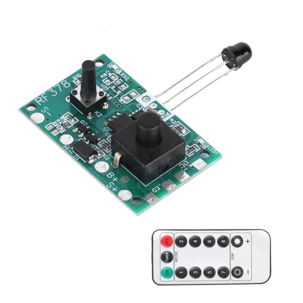 3.7V Solarlampe String Controller Modul Kredsløbskort med Fjernbetjening til Solar String Lights