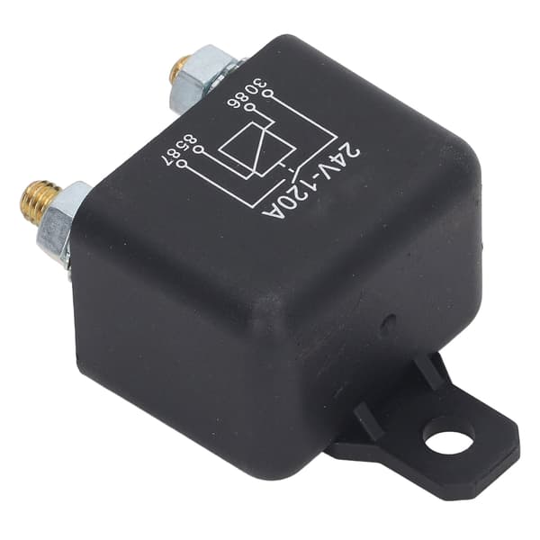 Starter Solenoid Relæ 4 Ben 120A 24V Messingspole Hurtig Motorstart Stærk Strøm