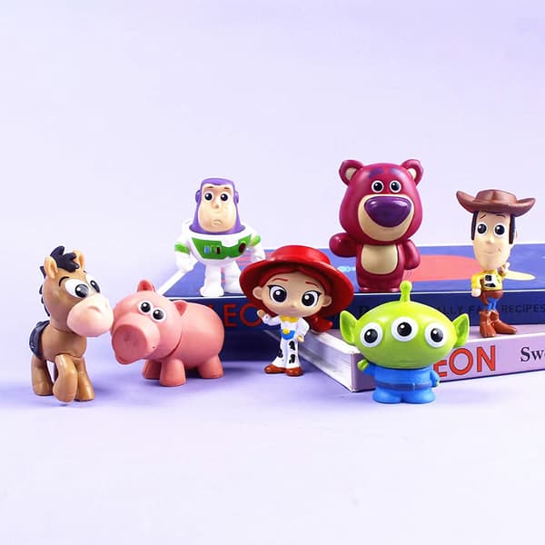8 stk./sæt Disney Toy Story actionfigur modeldukke