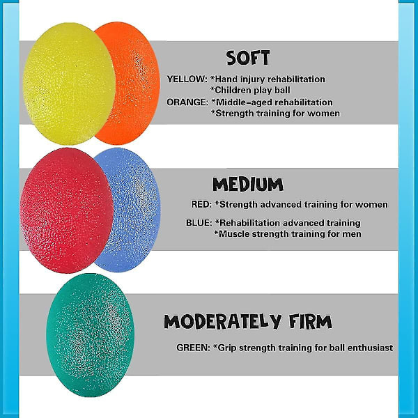 Squeeze Ball For Hand Therapy Stress Arthritis Pain Relief Exercise Hand Exercise Ball