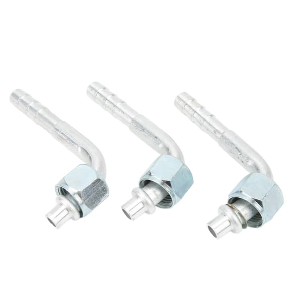 Hulling Fitting Armbågsmutter 90 grader O-ring Luftkonditionering Pipe Connector Led - 20 st