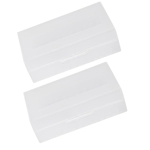 Bærbar batterioppbevaringsboks for 2*20700/21700 batterier - 2-pakning