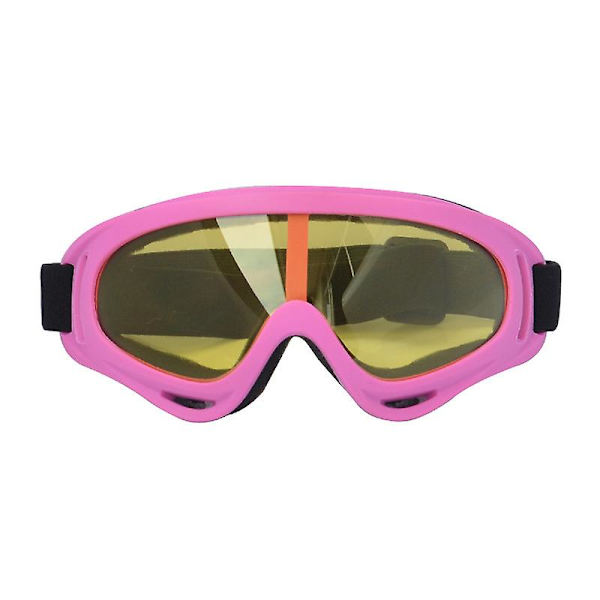 X400 Goggles Cross-country Motorsykkel Goggles Rød Ramme Farge Film Rosa ramme gul film Pink frame yellow film