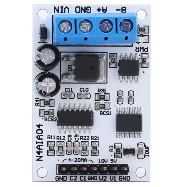 4‑20MA RS485 Jännite Virta Analoginen Keräin Hankinta ADC Modbus RTU 03 06