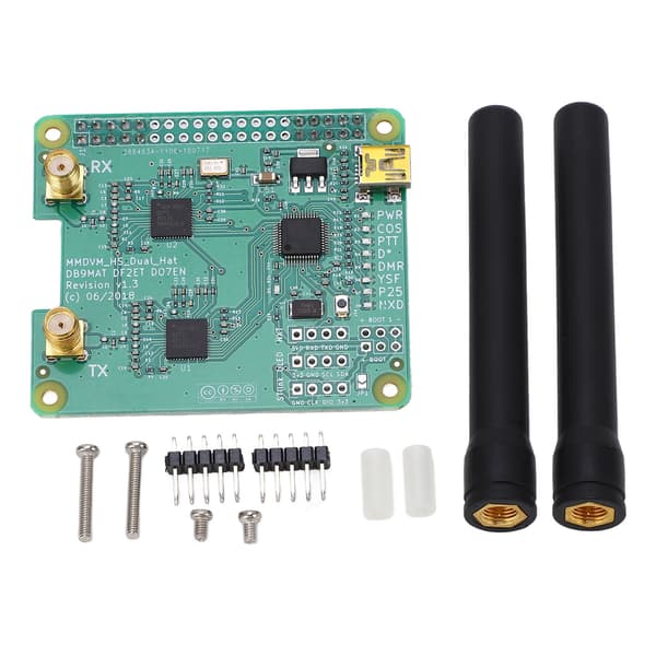 MMDVM Hotspot -moduuli, monitoimitila, laajennuskortti Raspberry Pi:lle