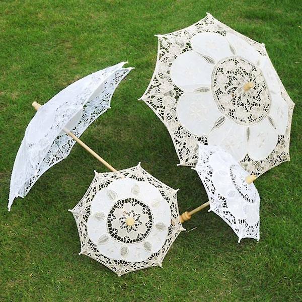 Bridal lace umbrella deals