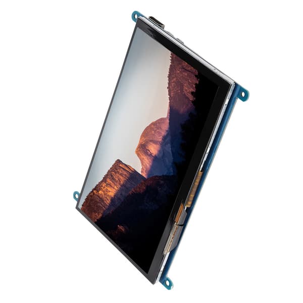 High Definition 7-tums LCD HDMI-skärm med kapacitiv touch för Raspberry Pi