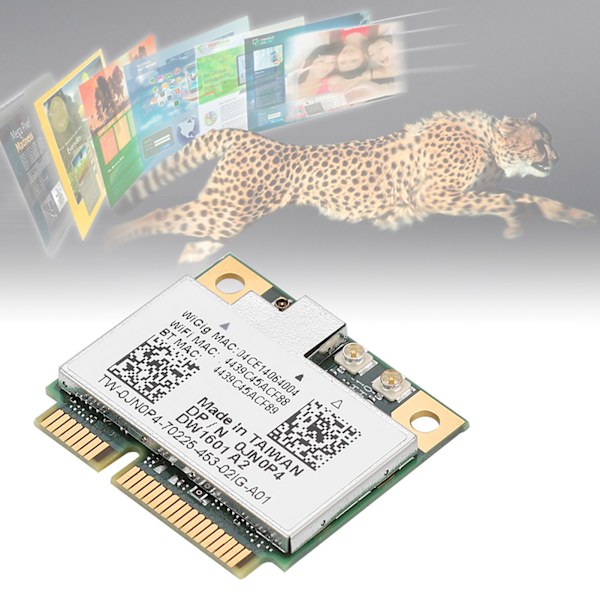 QCA9005 7Gbps trådløst netværkskort med Bluetooth 4.0 til Dell 6430u E5440 E7440