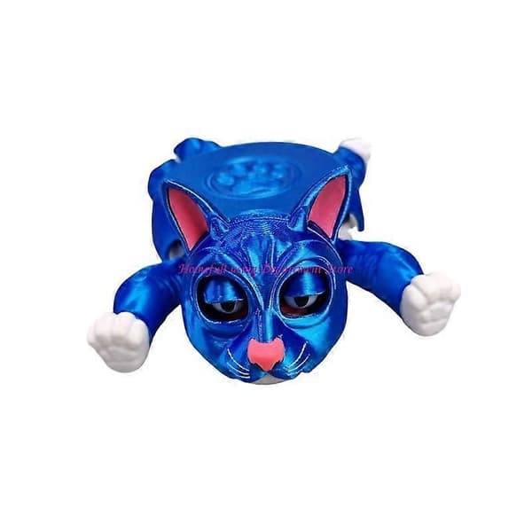 【BQ】Panicked Cats Varmebestandig Koppmatte Isolasjonspute-Blå Blue