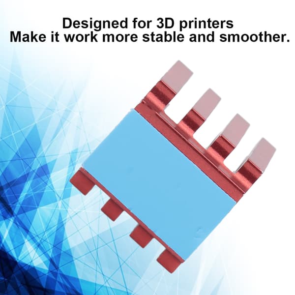 10 stk./sæt Køleplade til Steppermotordriver til 3D-printer TMC2100/TMC2208 Stepper Drive