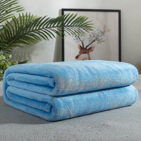 Täckefilt Mikrofiberflanell Mjuka filtar för bäddsoffa till soffa Ultravarma för alla årstider Gratis frakt Xinda Gray 120CMx200CM