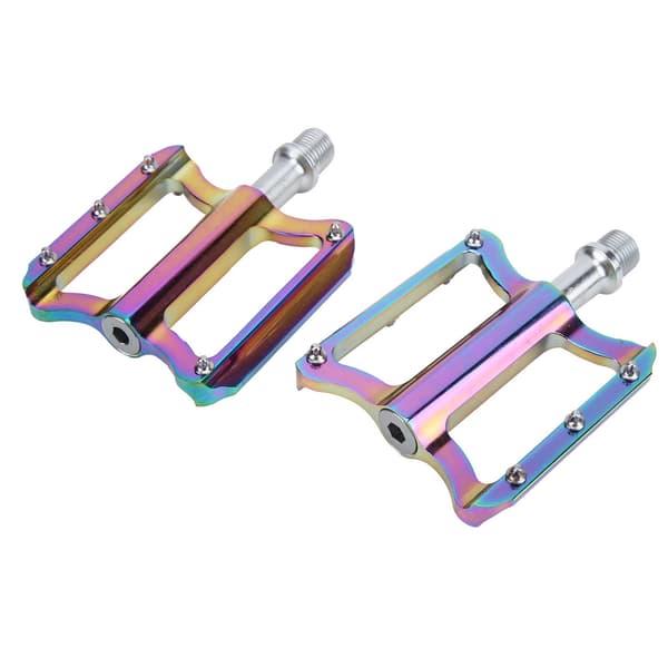 2 st Mountainbikepedaler Halksäkra Aluminiumlegering Lättviktsplattformspedaler