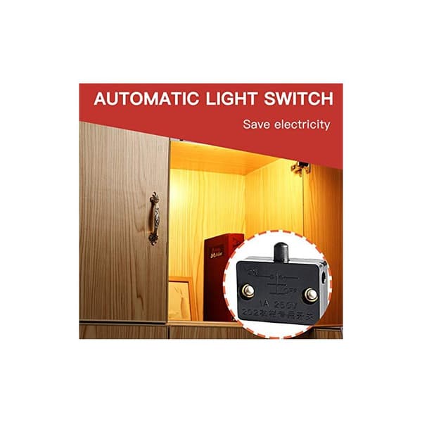 【BQ】Automatic Door Switch for Wardrobe Lighting Automatic Light Sensor for Wardrobes Turn on Lights Furniture Countertop 6-pack