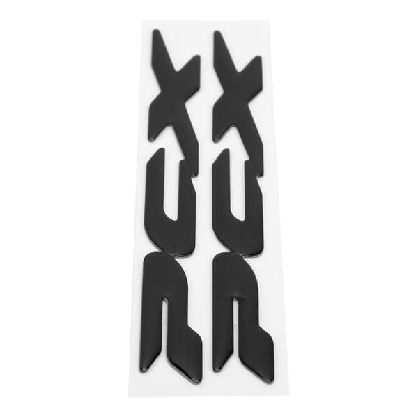 Par Motorcykel Sticker 3D Fleksibel Plastik Side Logo Mærkat til Honda PCX 150 125 2017-2019 Sort