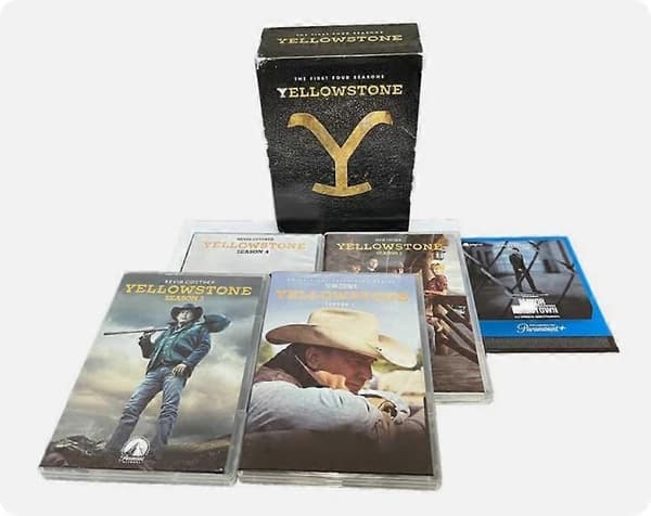 【BQ】YELLOWSTONE Sæson 1-5 (DVD) Komplet 19-disc engelsk version