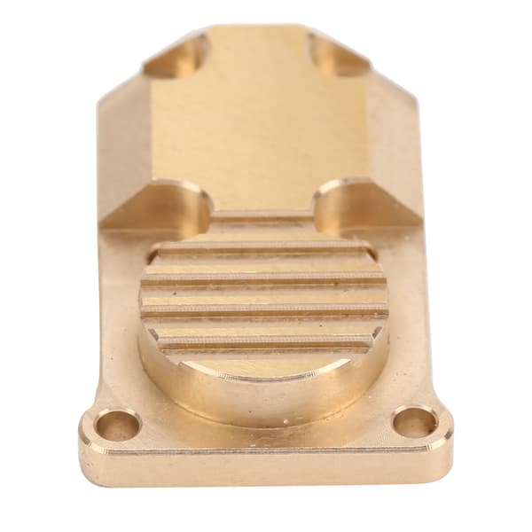 Messing Kontravægt Diff Cover til Axial SCX24 90081 RC Crawler Opgraderingsdele