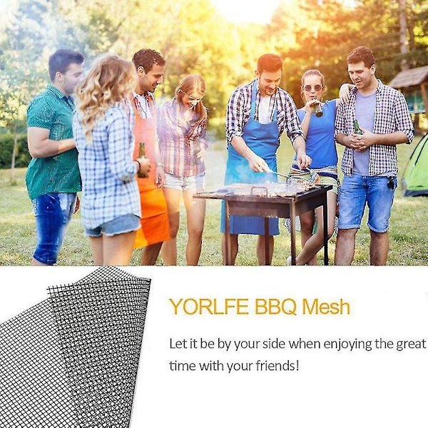 Grillmatta med mesh , 100 % non-stick grillnät