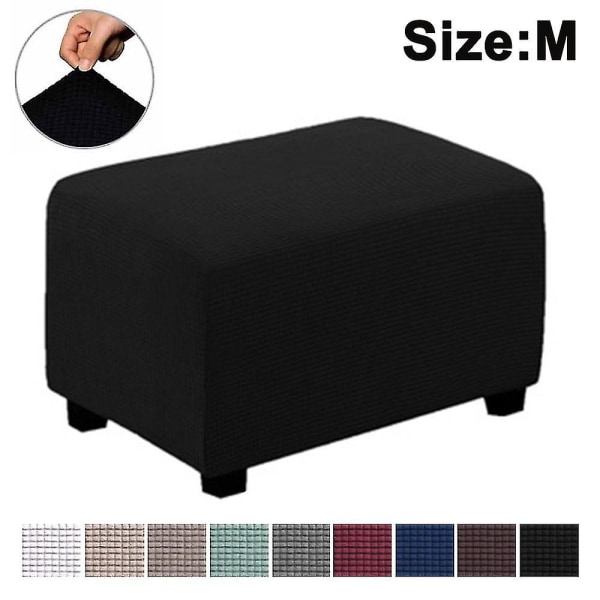 Stretch Ottoman Cover Ottoman Slip Cover Ottoman Protector Förvaring