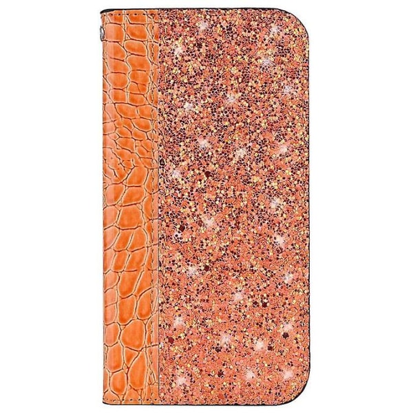Krokodilläder Flip- case för Apple Iphone X