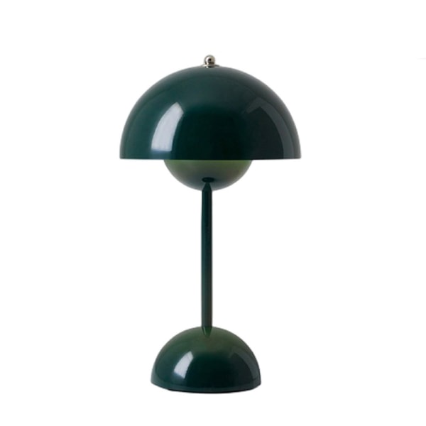 Svamp skrivebordslampe metall bordslampa USB kontakt green