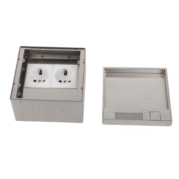 Grenuttag Dubbla EU Standarduttag AC 250V Uttagsbox