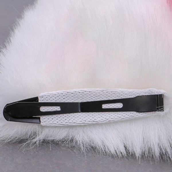 1 Pari Japanilaiset Naiset Tytöt Lolita Anime Hiusklipsit Söpöt Karvaiset Kissan Korville Hiusneula ja Bowknot Bell Cosplay-asu Snap Barrette Juhlamekko A