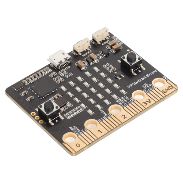 RP2040 Micro Bit Utviklingskort for Raspberry PICO med LED-lys for Programmering av Dataspill Robotkontroll