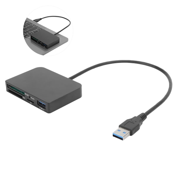 Hukommelseskortadapter Multifunktionslæser USB Computertilbehør Windows OS X Linux