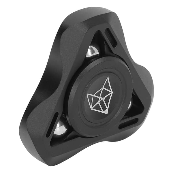 Metal Fidget Håndlegetøj Stressaflastning Rotation Sensorisk Legetøj til Børn Voksne Sort