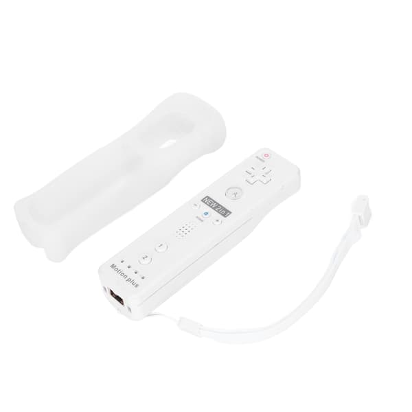 Trådløs spilcontroller med vibration og lydfunktion - Motion Plus inkluderet - Kompatibel med Wii U - Hvid