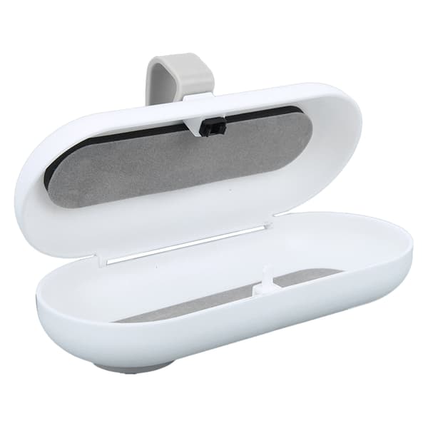 Bilglasögonfodral med aromaterapi Renande luft Multifunktion Dammtät AntiScratch Universal (blanco)
