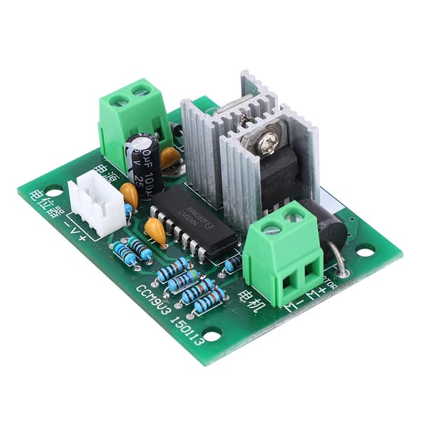 DC 12‑24V 6A DC Motor Hastighetskontrollerkort Modul PWM Trinnløs Hastighetsregulering