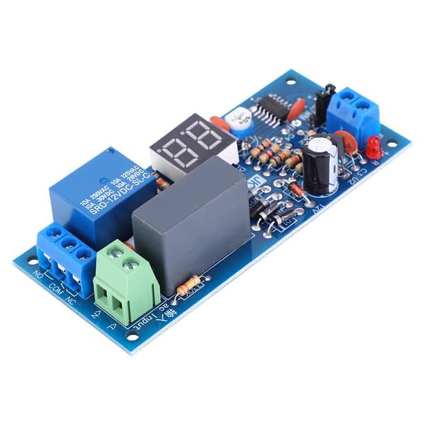 220V AC Fördröjningstimerrelämodul 1-99 Sekunder/1-99 Minuter Tidsintervall