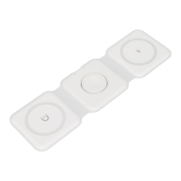 Foldbar 3 i 1 magnetisk trådløs hurtiglader til iPhone