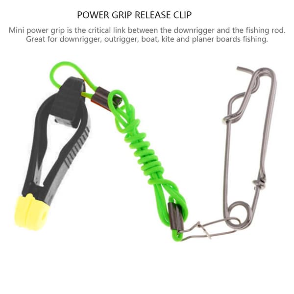 Power Grip Board Clamp Snap Clip til Trolling Båd Fiskeri Lille