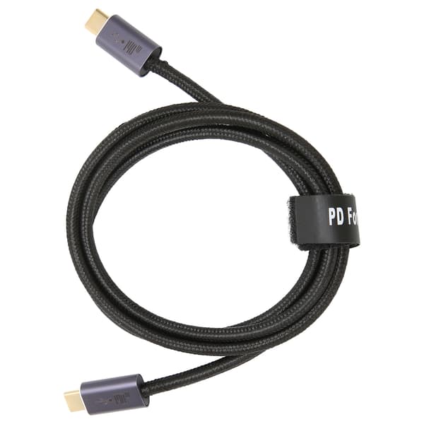 Typ C 2.0 Datakabel PD3.1 140W Multifunktionell Snabbladdning Flätad Datakabel för MacBook 100cm