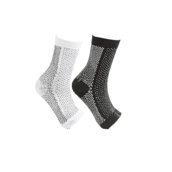 2 Pairs Neuropathy Compression Socks Ankle Arch Support Protect Socks SM