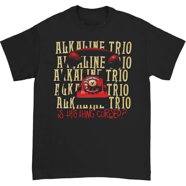 【BQ】Alkaline Trio Is This Thing Cursed? Repeater T-skjorte XL