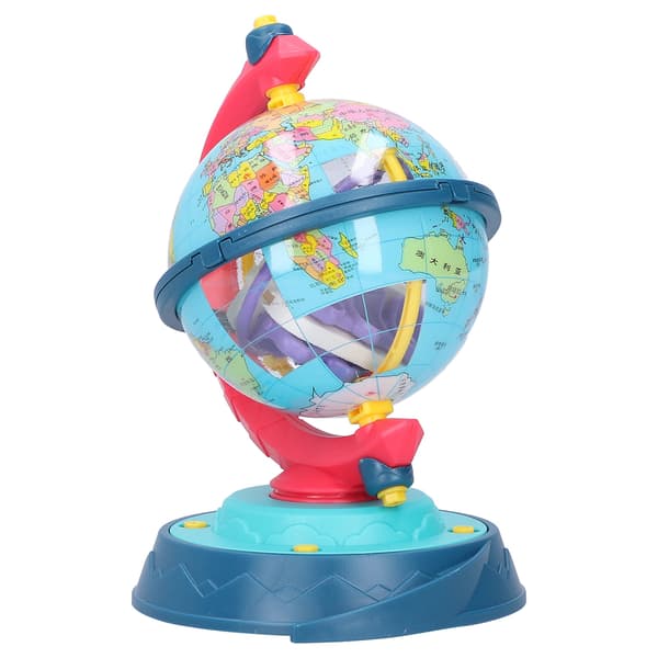 Børns DIY Nødde Globe Model Legetøj Pædagogisk Samlesæt med Skruer