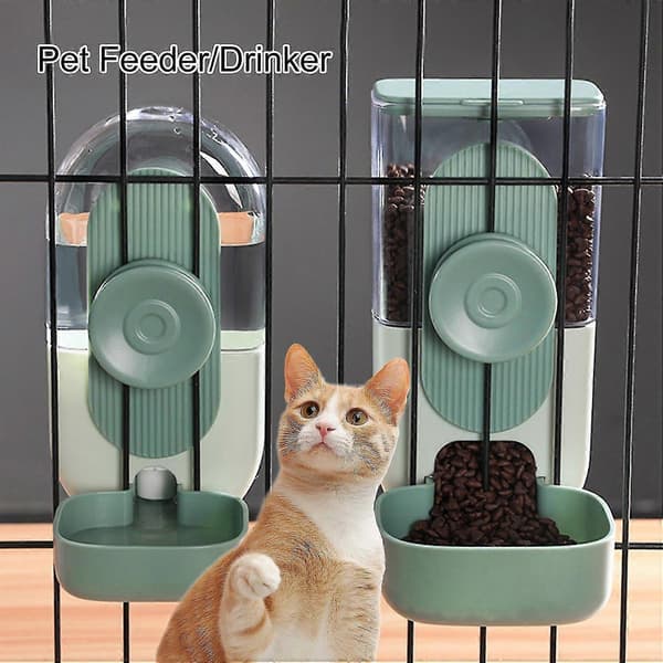 Automatisk påfyllbar vannmater for katter og hunder Green 10cm*15cm