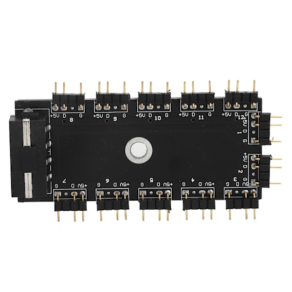 11-vejs Splitter Hub 3PIN ARGB Interface Extender RGB LED Kontrolenhed Tilbehør 5VIDE Interface