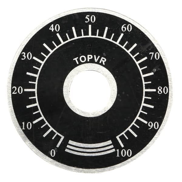 MF A03 Potentiometer Riflet Knapper Volumenkontrolhætte Digital Skala Plade