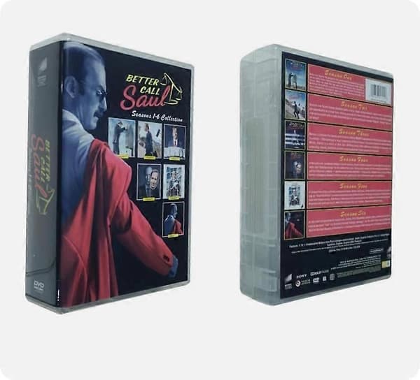 【BQ】Better Call Saul: Hele serien sesong 1-6 (DVD, 2023, 19-disk sett) engelsk versjon